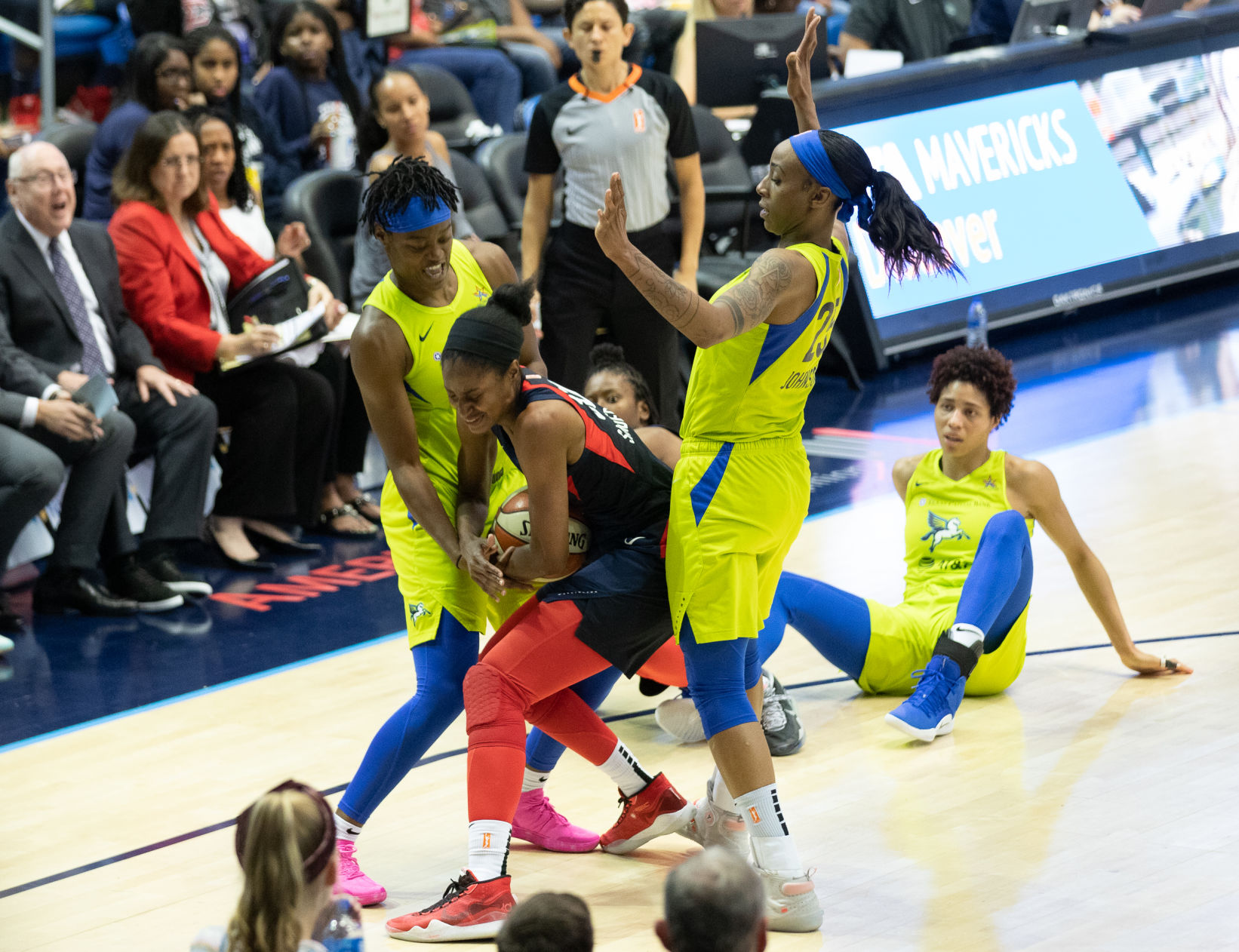 Dallas Wings fall to the Las Vegas Aces 95-79 before the All-Star break